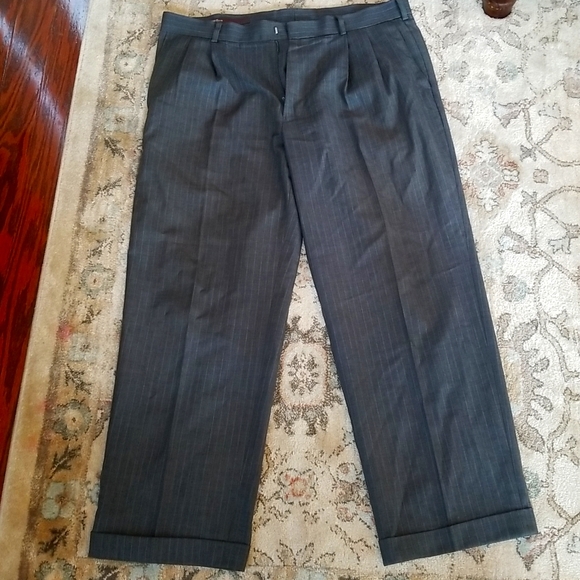Perry Ellis suit pants black, men's, 36/30 - Picture 1 of 2